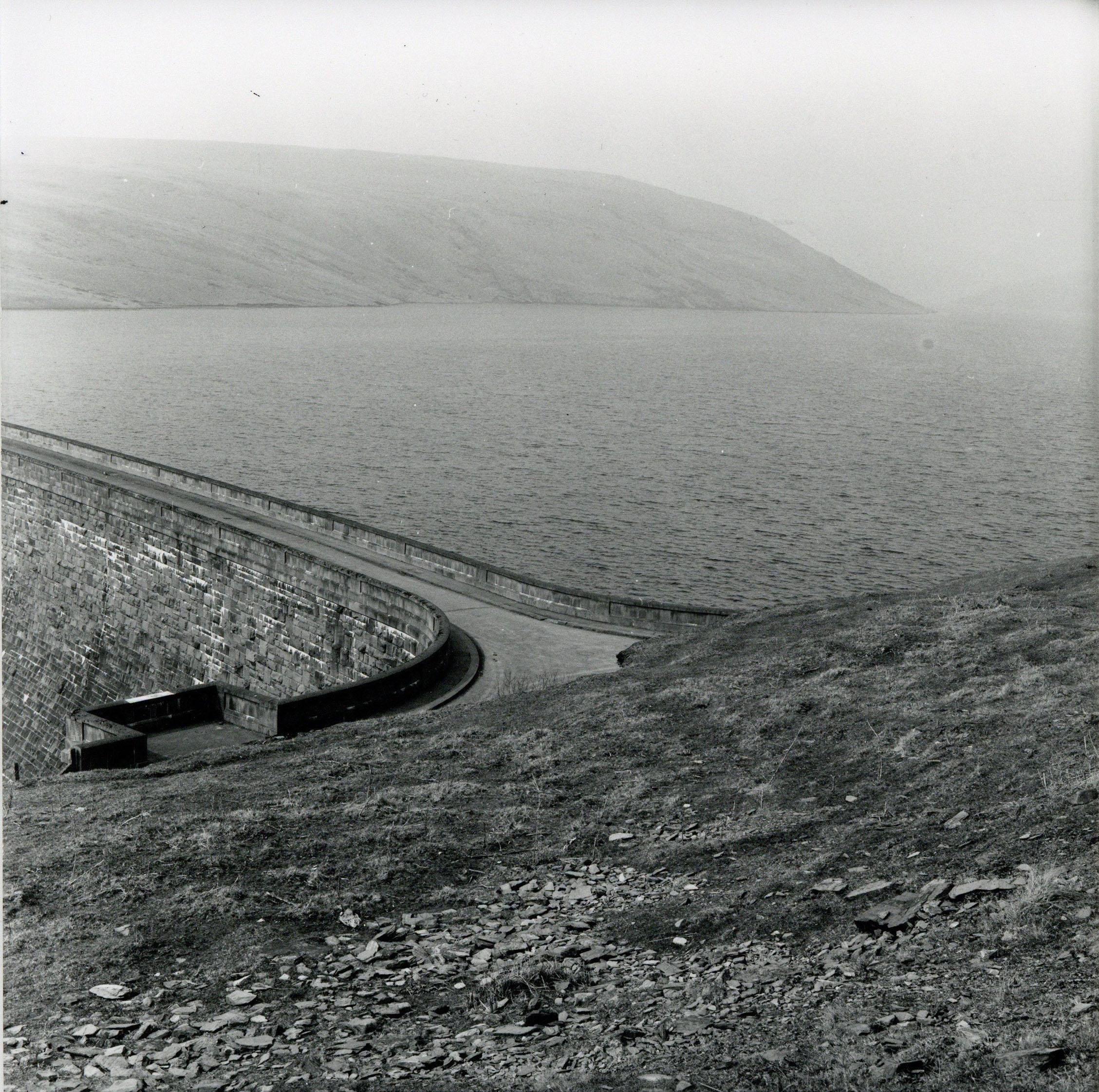 Rosemary Ellis Dam V Gelatin Silver Photograph Print for book: Pipes and Wires 