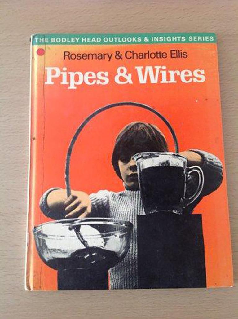 Rosemary Ellis Wires II Gelatinesilber Fotografie für Buch: Pfeifen und Drähte  im Angebot 1