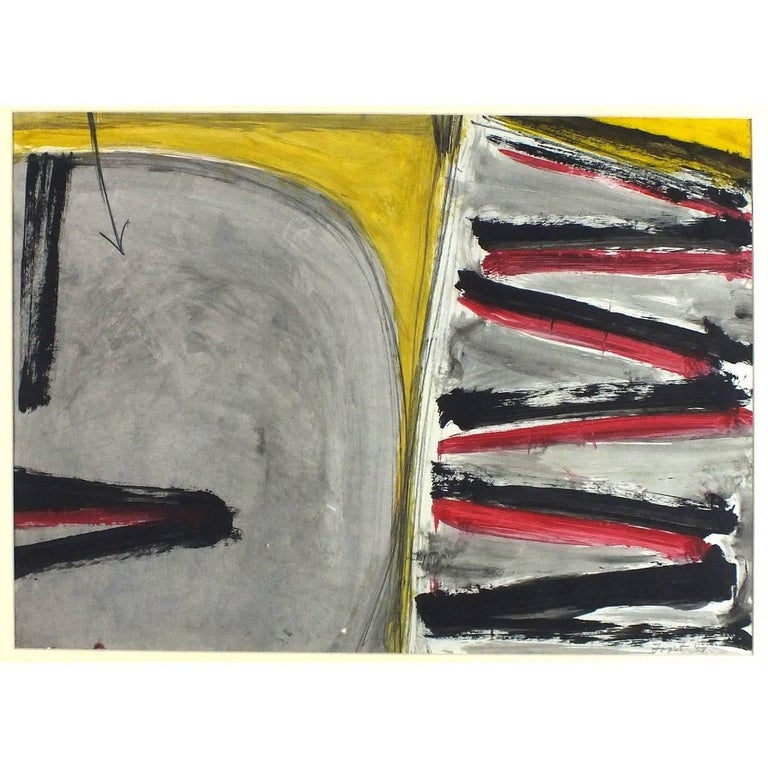 Sir Terry Frost Sir Terry Frost Red Black And Yellow Autumnal