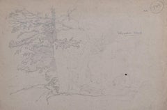 Claude Muncaster Canal Foot Ulverston Canal Morcambe Lancashire Pencil Sketch