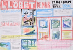 Lloret España Diseño de folleto de vacaciones 1966 Peter Collins ARCA Mid Century Modern