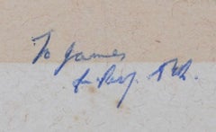 Prof Sir Albert Richardson PRA Architetto Un edificio classico con figure eleganti.