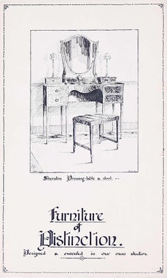 Vintage Furniture of Distinction 1930s poster design - George M Hammer designers London