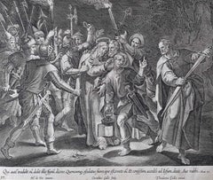 Theodoor Galle Martin de Vos 17th Century Engraving The Traitor