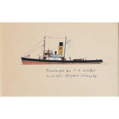 Laurence Dunn, Disegno del vagabondo costiero Eastleigh, Kent (1925 circa) T A Soliffe