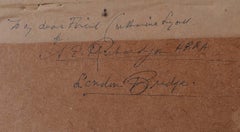 Sir Albert Richardson PRA London Bridge 1960 Watercolour