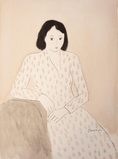 Sitting Woman Framed