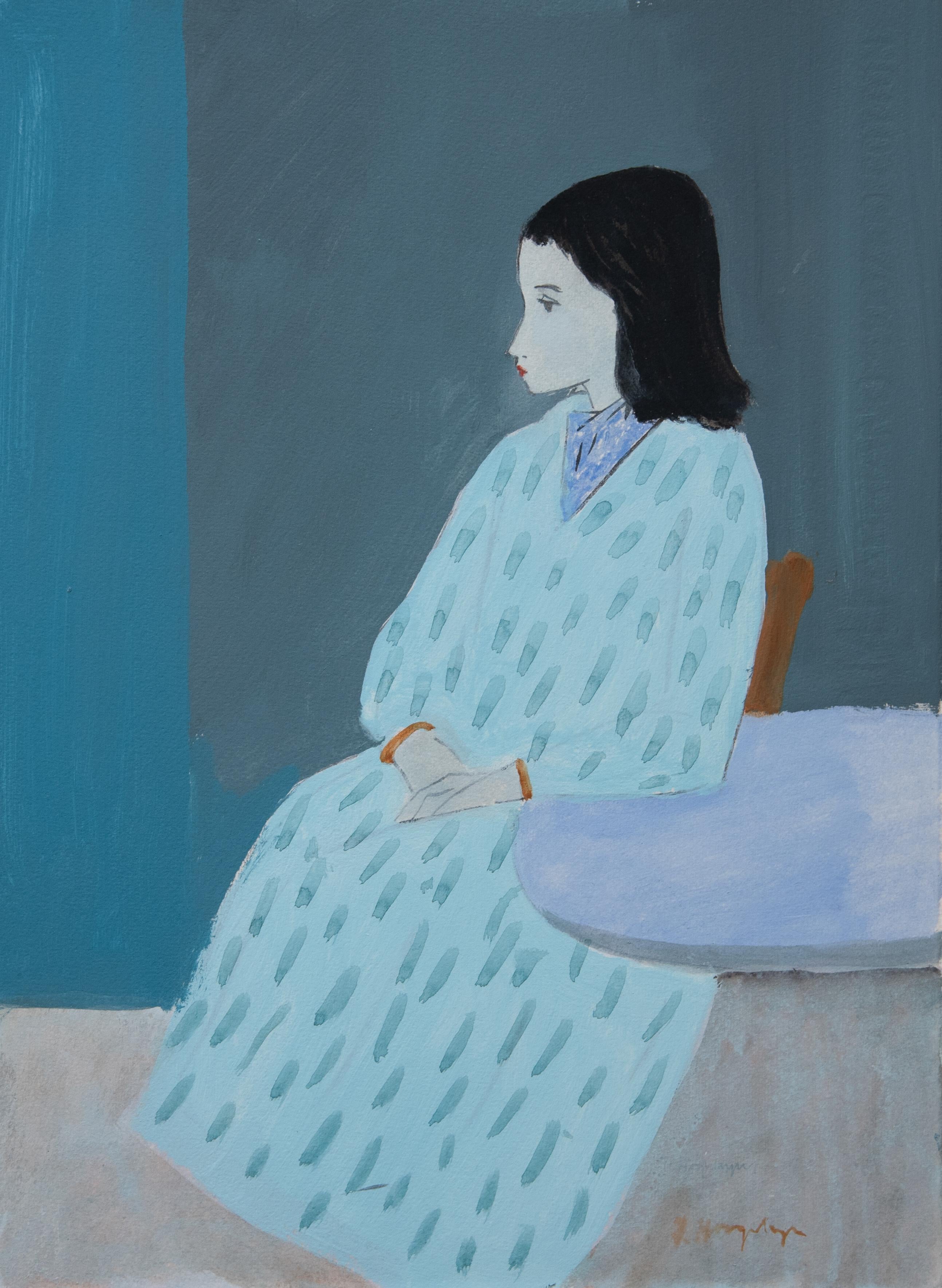 Jan Hoogsteyns  Portrait - Sitting Woman Unframed 