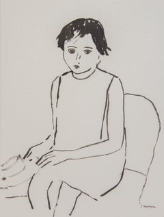 Girl with Hat Unframed