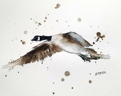 Canada Goose, Painting, Watercolor on Watercolor Paper