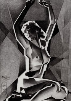 Neo Deco “ 25-12-22, Drawing, Pencil/Colored Pencil on Paper
