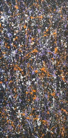 Jackson Pollock style acrylic on canvas by M.Y., Painting, Acrylic on Canvas