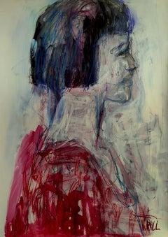 woman, Drawing, Pencil/Colored Pencil on Paper