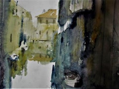 Reflections of Venice, Painting, Watercolor on Paper