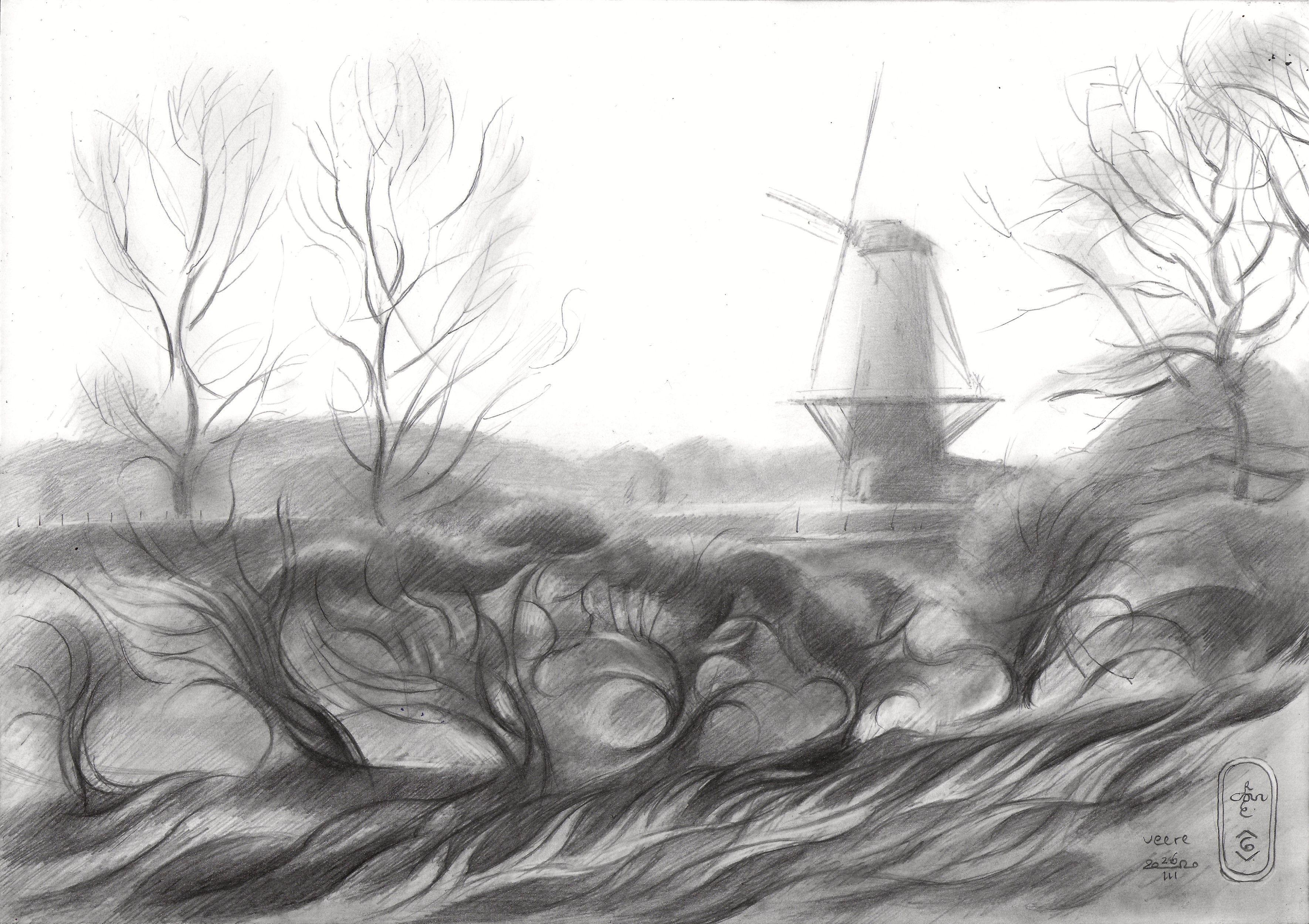 Veere - 26-03-20, Dibujo, Lápiz/Lápiz de color sobre papel