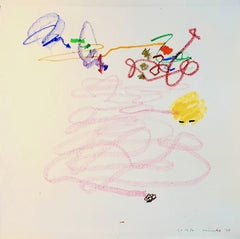La la la, Drawing, Pastels on Watercolor Paper