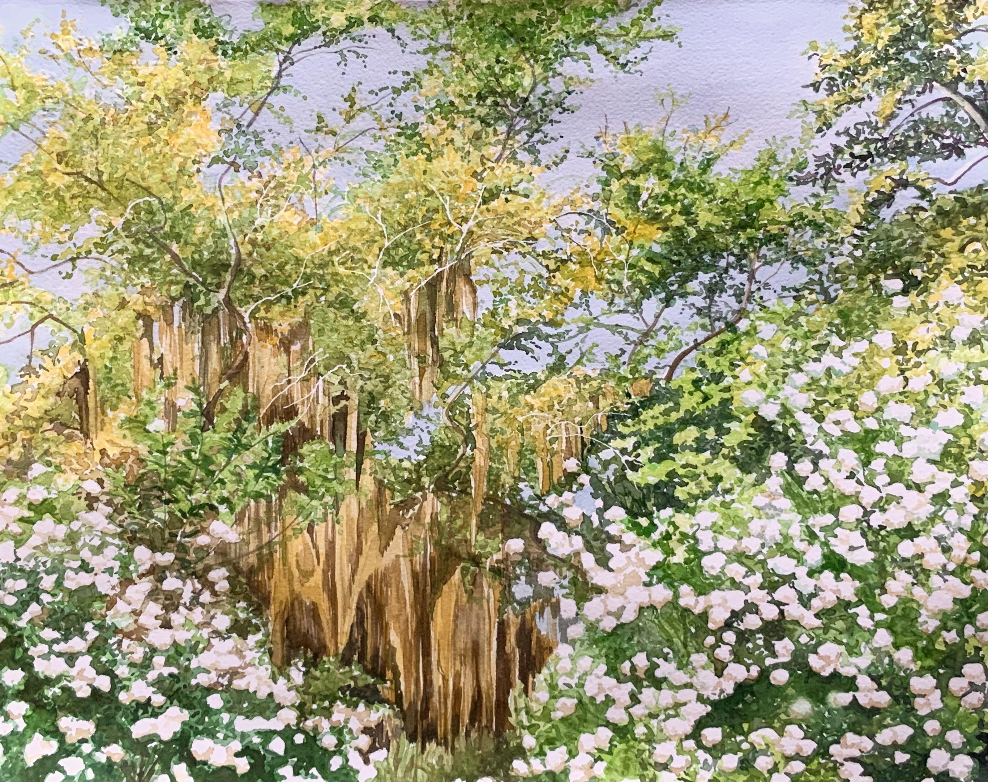 Leslie White - Spanish Moss, Painting, Watercolor on Watercolor Paper