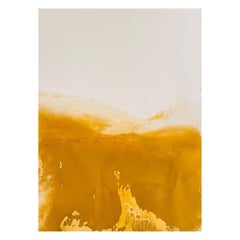 Yellow Landscape, Drawing, Charcoal on Paper