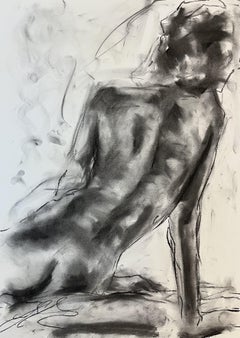 Ask, Drawing, Charcoal on Paper