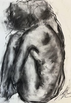 Calling, Drawing, Charcoal on Paper