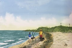 Fort DeSoto Beach, Tierra Verde, Fl., Painting, Watercolor on Paper