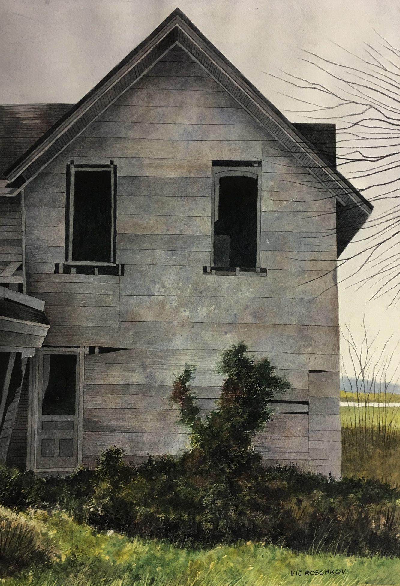 Mudanza, Pintura, Acuarela sobre papel de acuarela - Art de Victor Roschkov