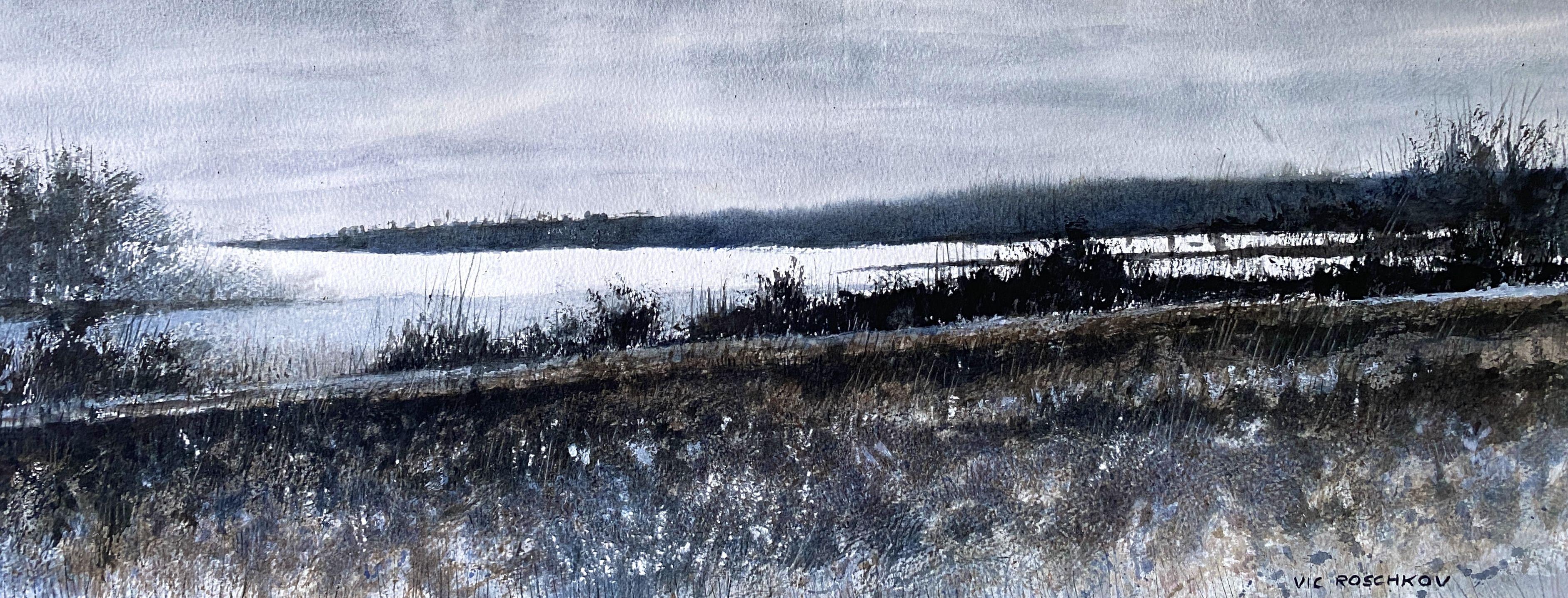 Peinture, aquarelle sur papier aquarelle - Art de Victor Roschkov