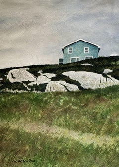 Above the Cove, Painting, Watercolor on Watercolor Paper