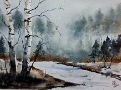 Lost, Pittura, Acquerello su carta acquerellata