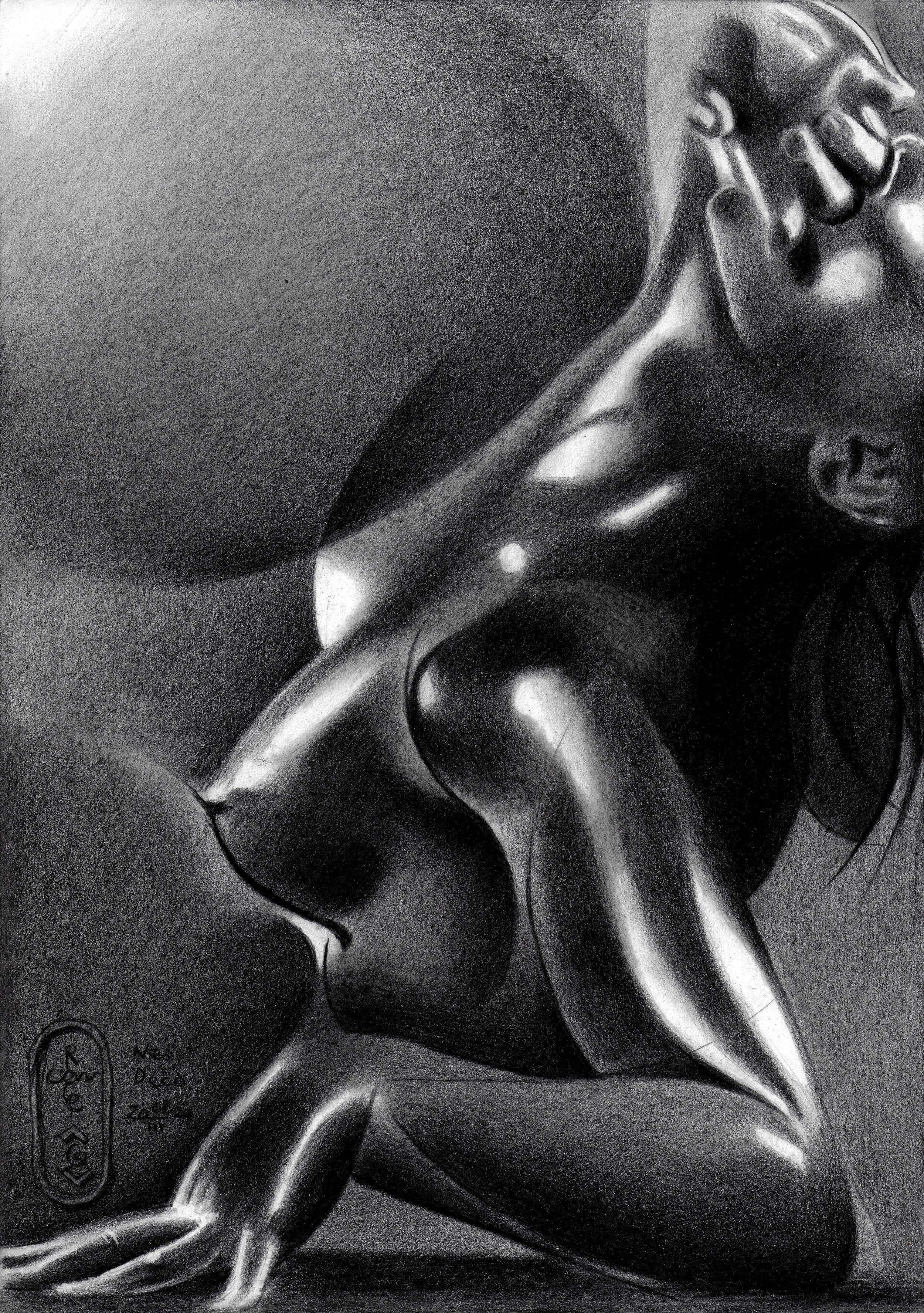 Neo Deco â€“ 08-03-24, Drawing, Pencil/Colored Pencil on Paper