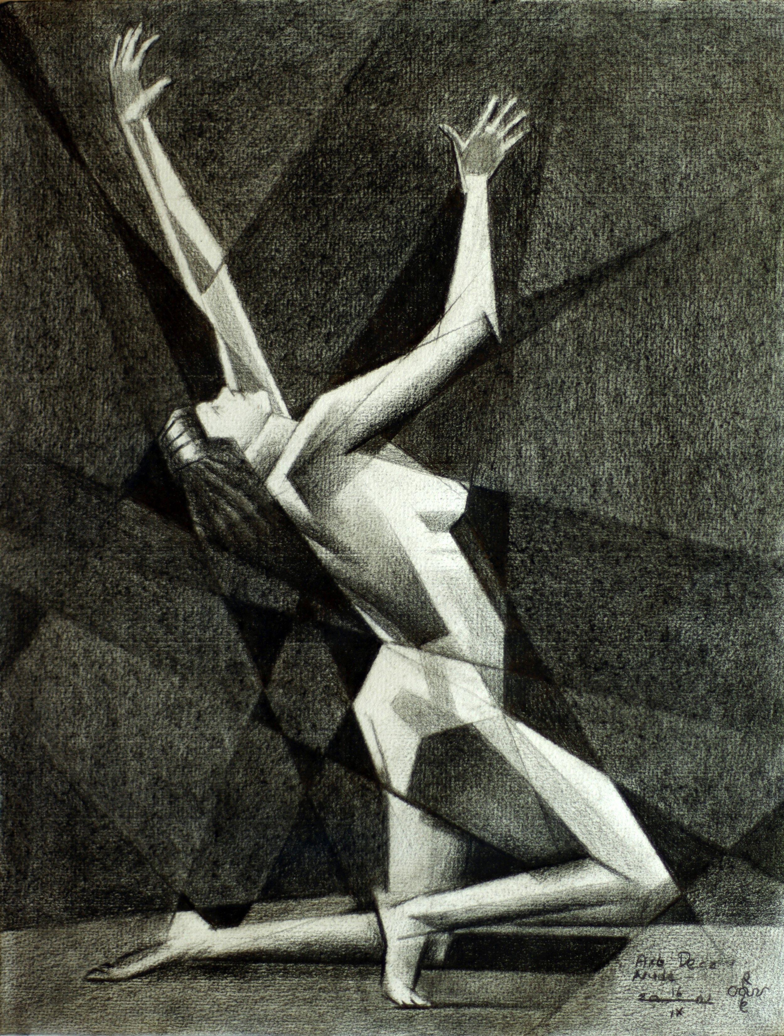Dopo due intermezzi    Il disegno a matita di grafite "Nudo art déco" del 16-09-22 segue due intermezzi impressionisti. Parco Hoog Oostduin - 14-09-22. L'ho fatto perché ero abbastanza soddisfatto dell'aspetto frondoso di Het Sterrenbos... 12-09-22.