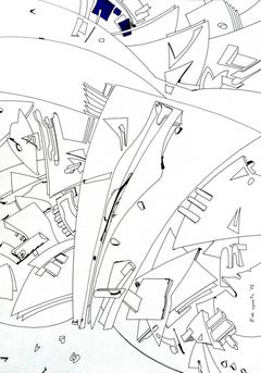 Le secret que j'aime, Zeichnung, Stift und Tinte auf Papier