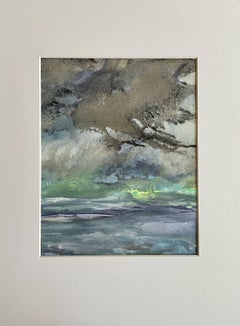 Seeing Some Clouds Today, Painting, Watercolor on Paper