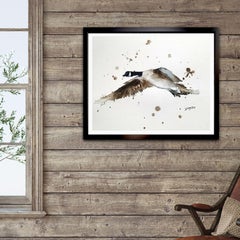 Canada Goose, Painting, Watercolor on Watercolor Paper