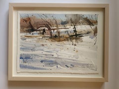 Winter's Blanket, Painting, Watercolor on Paper