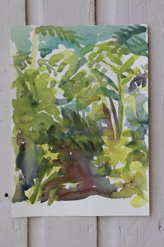 Under curfew in Puerto Rico #2, Painting, Watercolor on Watercolor Paper