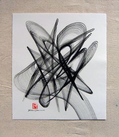 Brush Dance Series No. 20, Drawing, Pen & Ink on Paper