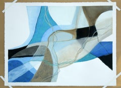 Ozeanluft, weiches Pastellgemälde, Zeichnung, Pastellkreide auf Papier