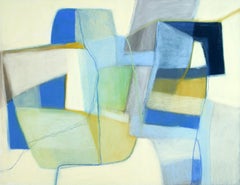 Sea Ranch, Modern Pastel Abstract, Drawing, Pastels on Other