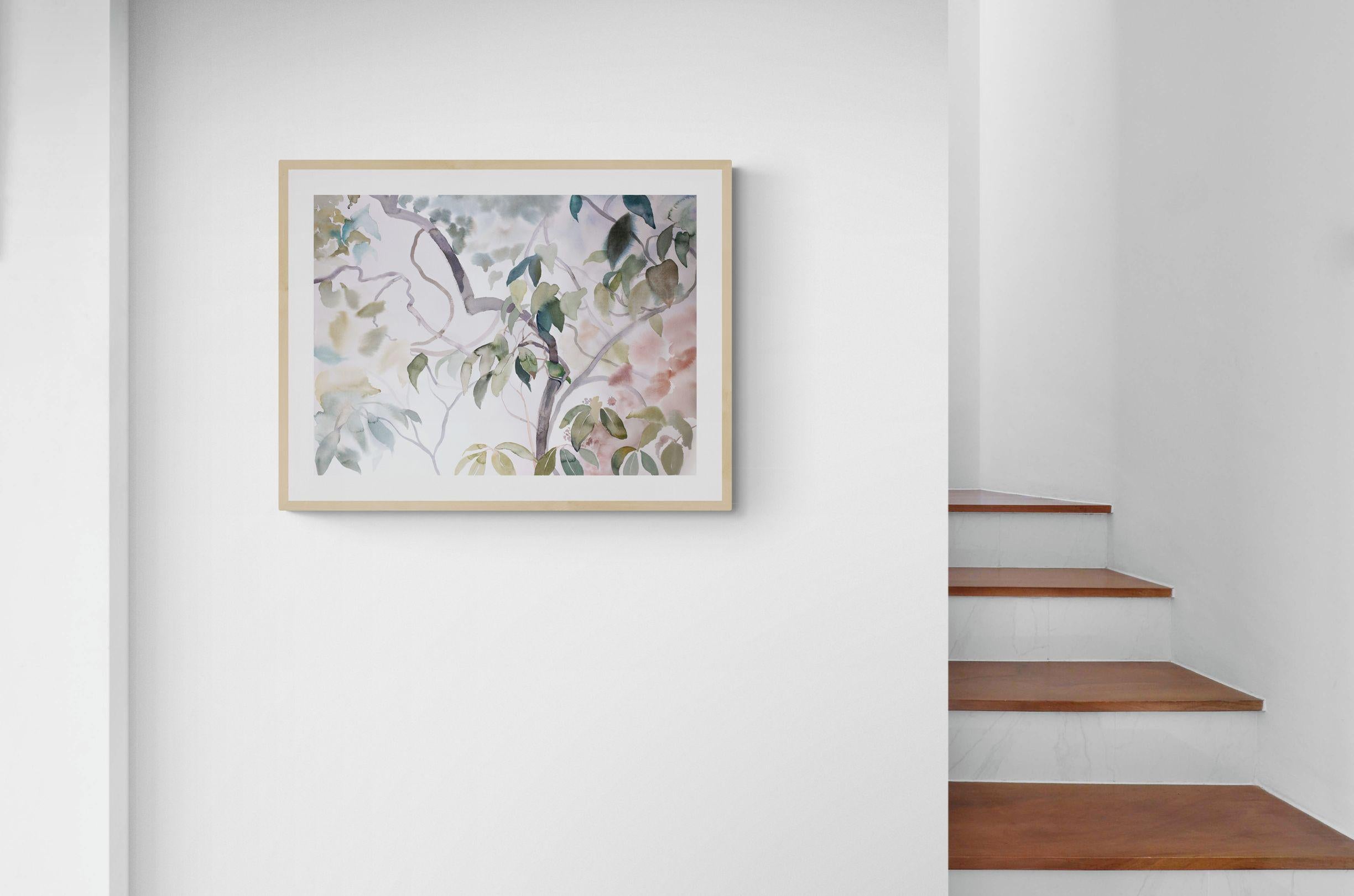 Rhododendron-Studie Nr. 10, Gemälde, Aquarell auf Papier (Expressionismus), Art, von Elizabeth Becker