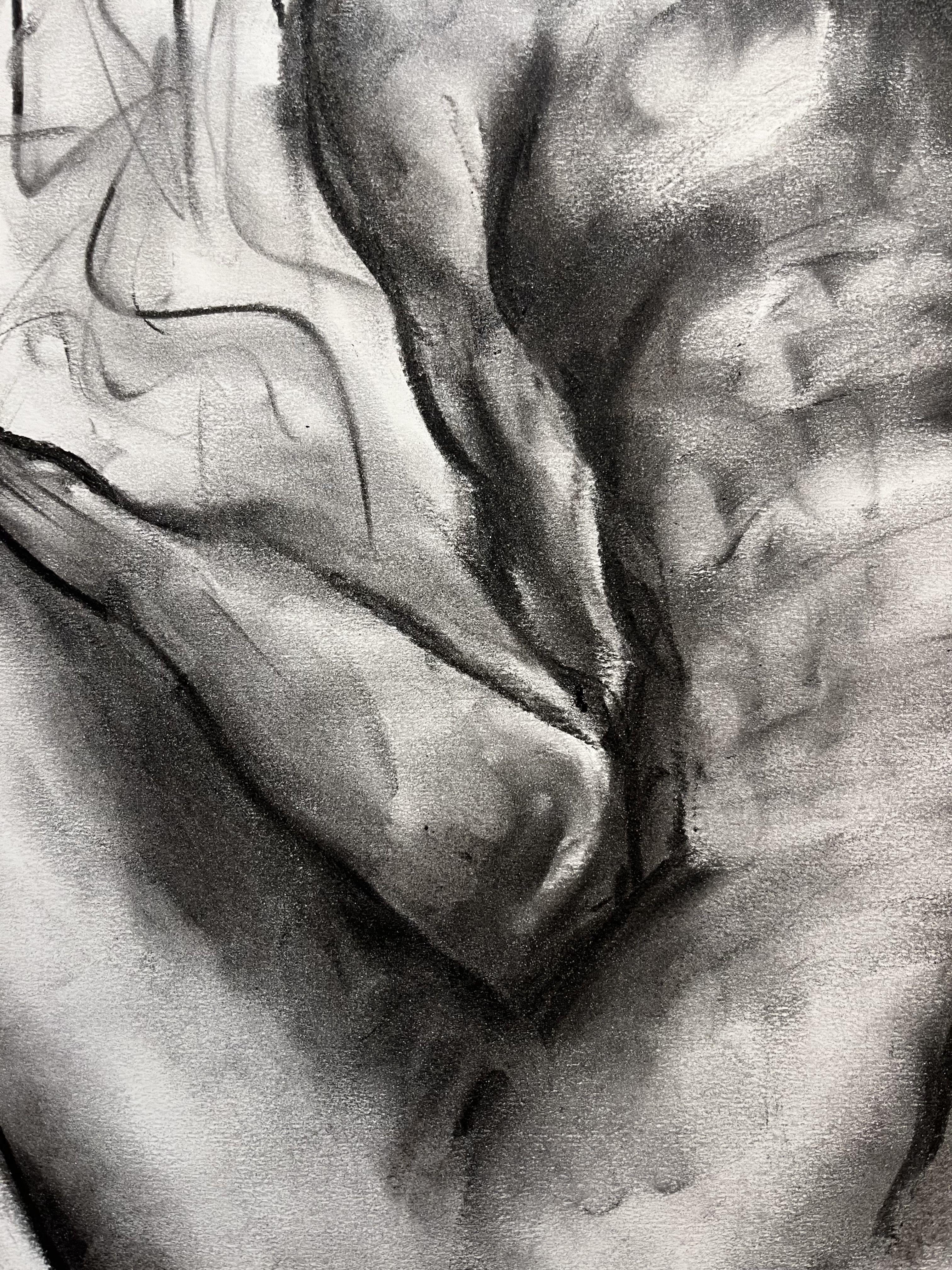 Journey, Drawing, Charcoal on Paper For Sale 1