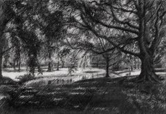 Park Arentsburgh – 20-04-23, Drawing, Pencil/Colored Pencil on Paper