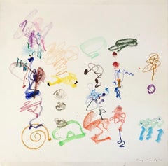 Dizzy, Drawing, Pastels on Watercolor Paper