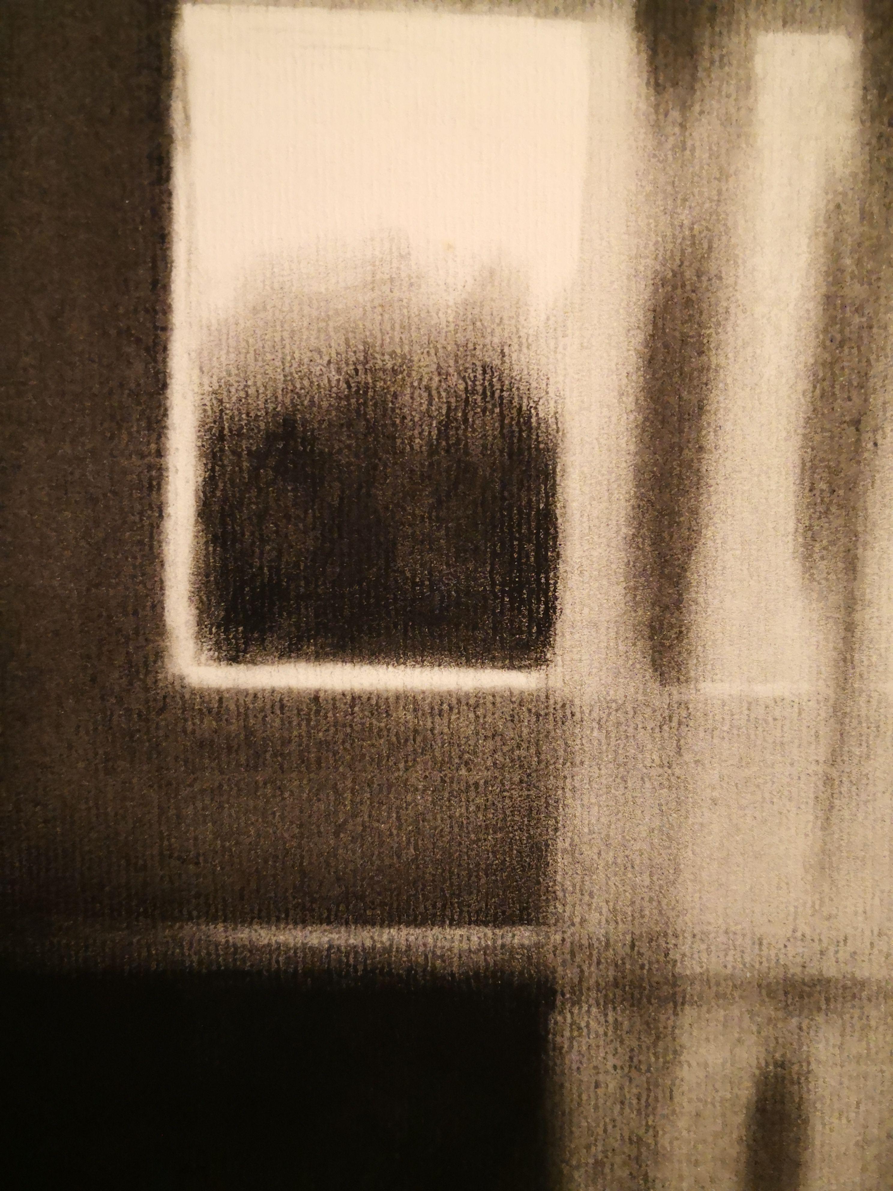 Sonnellino estivo in Bretagna, Disegno, carboncino su carta in vendita 1