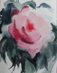 Rosa Rosa, Pittura, Acquerello su carta acquerellata