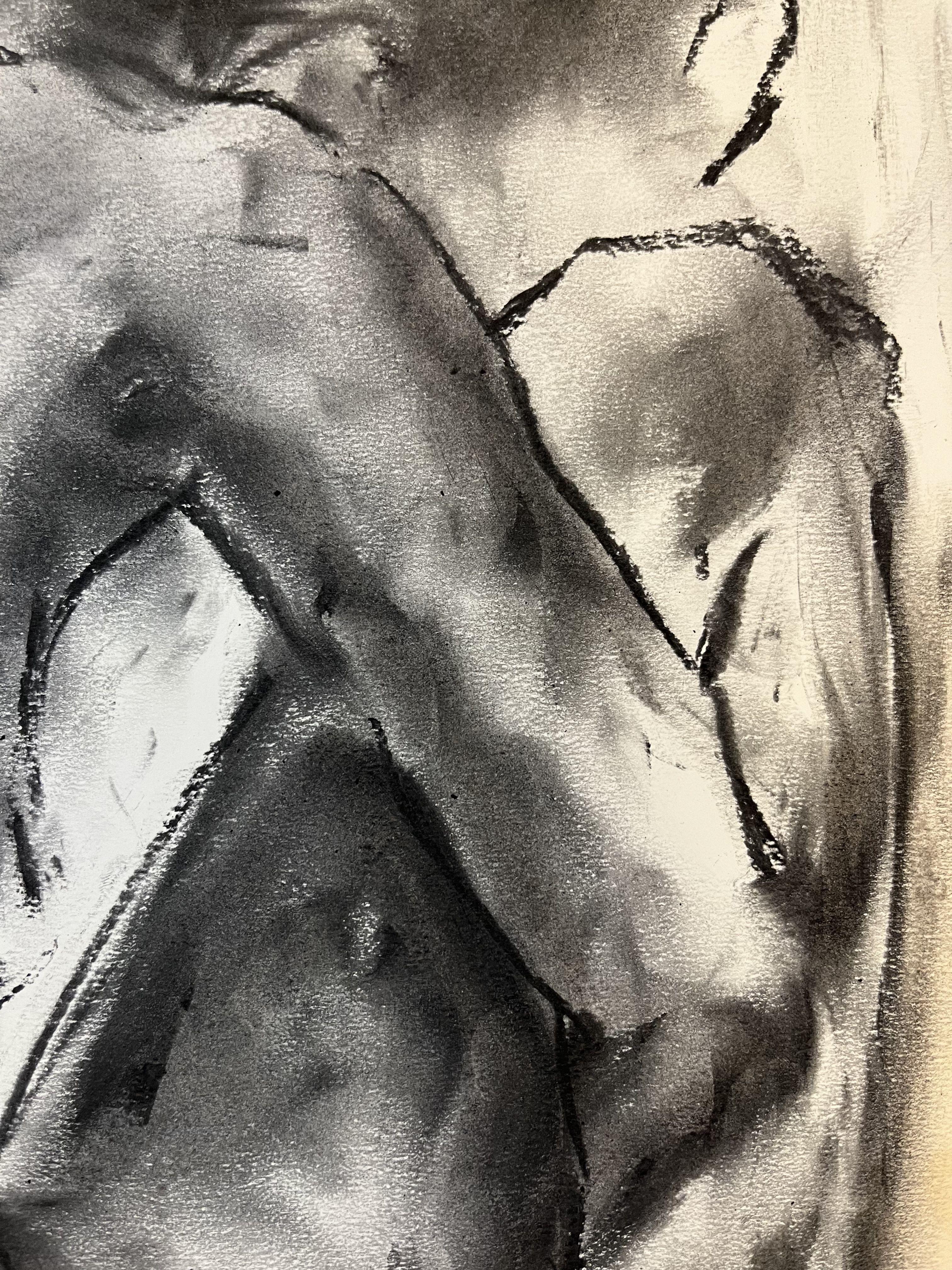 Explore, Drawing, Charcoal on Paper For Sale 1
