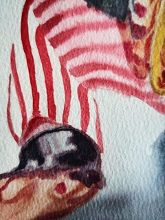 Monkey Toy, Painting, Watercolor on Paper