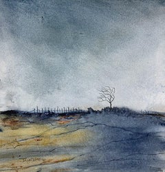Solitude, Painting, Watercolor on Watercolor Paper