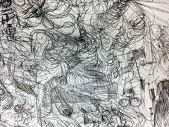 beast, Drawing, Pen & Ink on Watercolor Paper