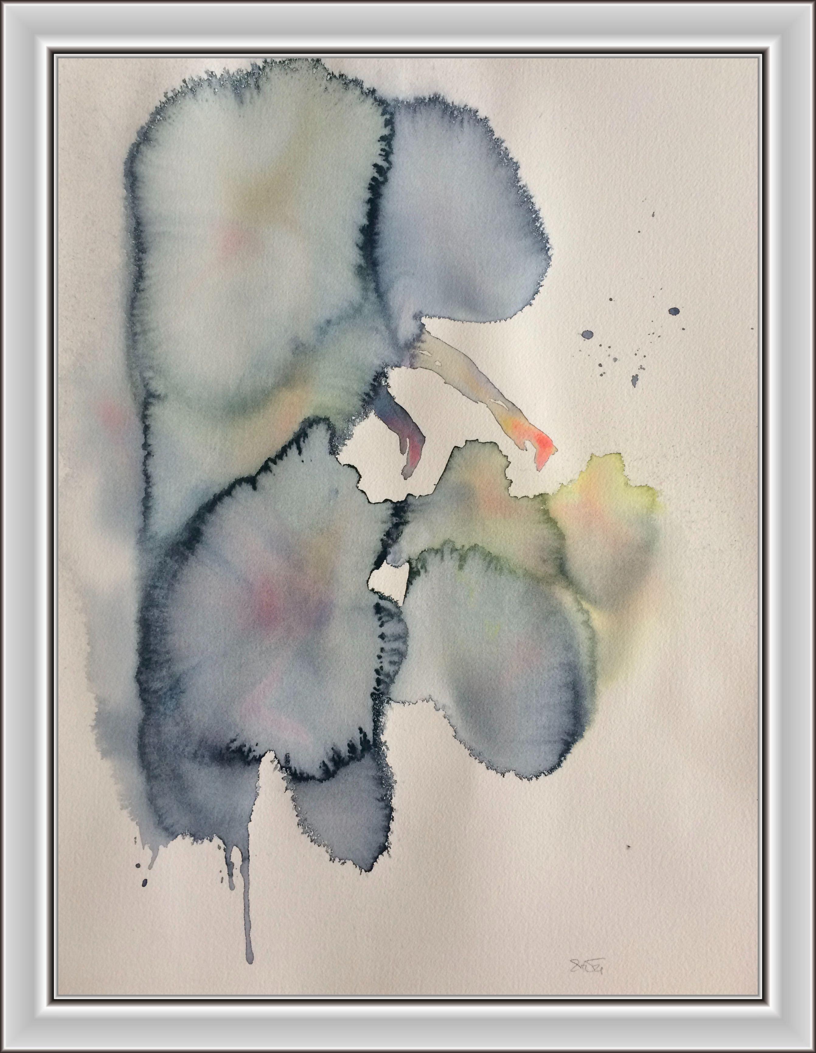 Intentando escapar, Pintura, Acuarela sobre papel de acuarela en venta 2
